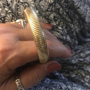 Vintage Park Lane omega stretch bracelet gold tone signed Park | Etsy