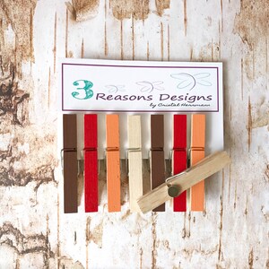 Thanksgiving Decor Fall decor Decorative Clothespins Photo Display Office Organization Card Holders Fridge Magnets Party Decor image 6