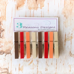 Thanksgiving Decor Fall decor Decorative Clothespins Photo Display Office Organization Card Holders Fridge Magnets Party Decor image 1