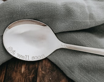 Get Well Soon Soup Spoon - Comforting Gift for Recovery