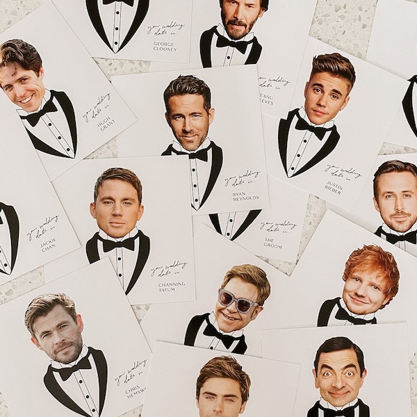 Celebrity Who Has the Groom Bridal Shower Game DIGITAL | Funny Celebrity Bridal Shower Game | Bachelorette Party Game | Hens Party Game