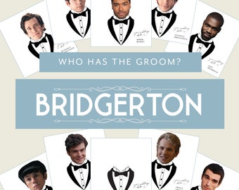 Bridgerton Who Has the Groom Bridal Shower Game DIGITAL | Funny Celebrity Bridal Shower Game | Bachelorette Party Game | Hens Party Game