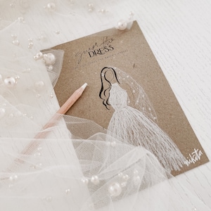 Errate das Kleid druckbare Brautparty Spiel DIGITAL | Hochzeitsparty Spiel | Junggesellinnenabschied Spiel | Hens Party Spiel | Rustikales Brautspiel