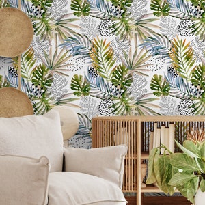 Removable Wallpaper Peel and Stick Wallpaper Wall Paper Wall Mural Temporary Wallpaper Wall Mural, Tropical Hawaiian - B002