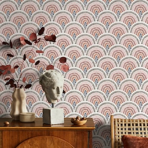 Tapete abziehen und aufkleben Abnehmbare Tapete Wanddeko Wohndekor Wandkunst druckbare Wandkunst Raumdekor Wandbehang - B633