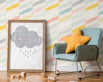 Peel and Stick Wallpaper Removable Wallpaper Wall Decor Home Decor Wall Art Printable Wall Art Room Decor Wall Prints Wall Hanging - B812
