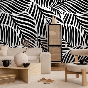 Tapete abziehen und aufkleben Abnehmbare Tapete Wanddeko Wohndekor Wandkunst druckbare Wandkunst Raumdekor Wandbehang - B642