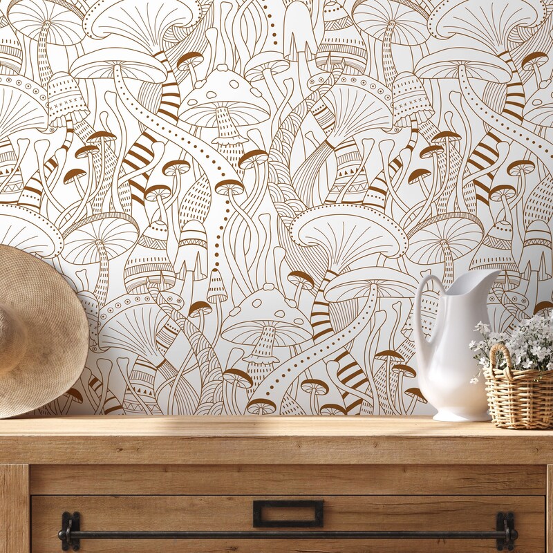 Modern Kids Wallpaper Tree - Etsy