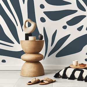 Abstract Art Wallpaper Large Boho Wallpaper Peel and Stick and Traditional Wallpaper - D623