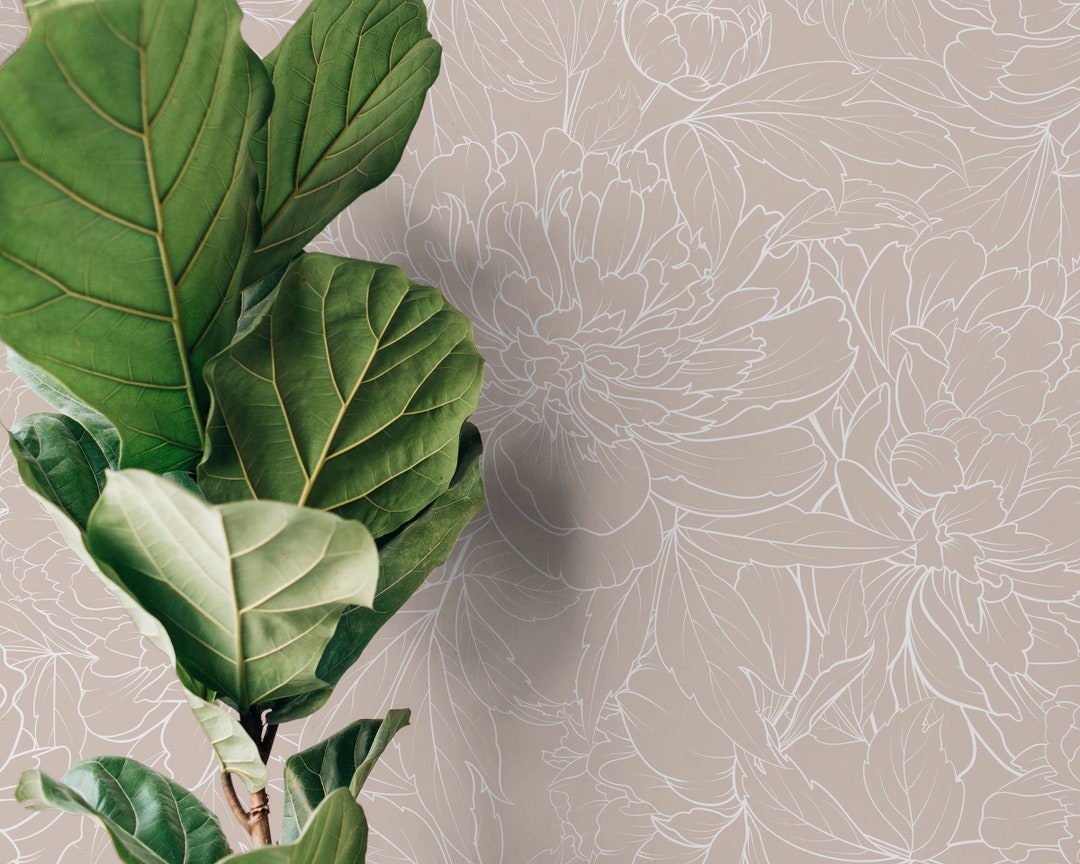 Removable Wallpaper, Boho Wall Mural, Peel and Stick Wallpaper