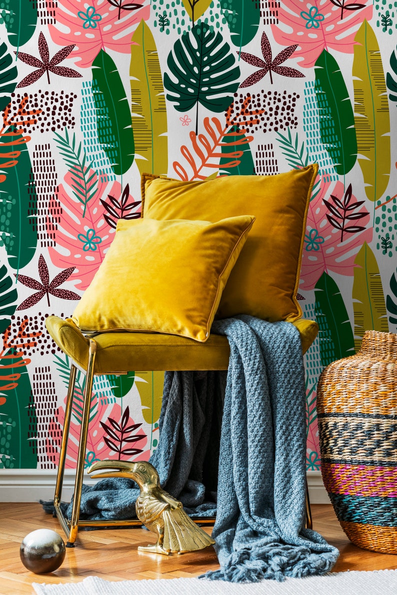 Wallpaper Peel and Stick Wallpaper Removable Wallpaper Home Etsy