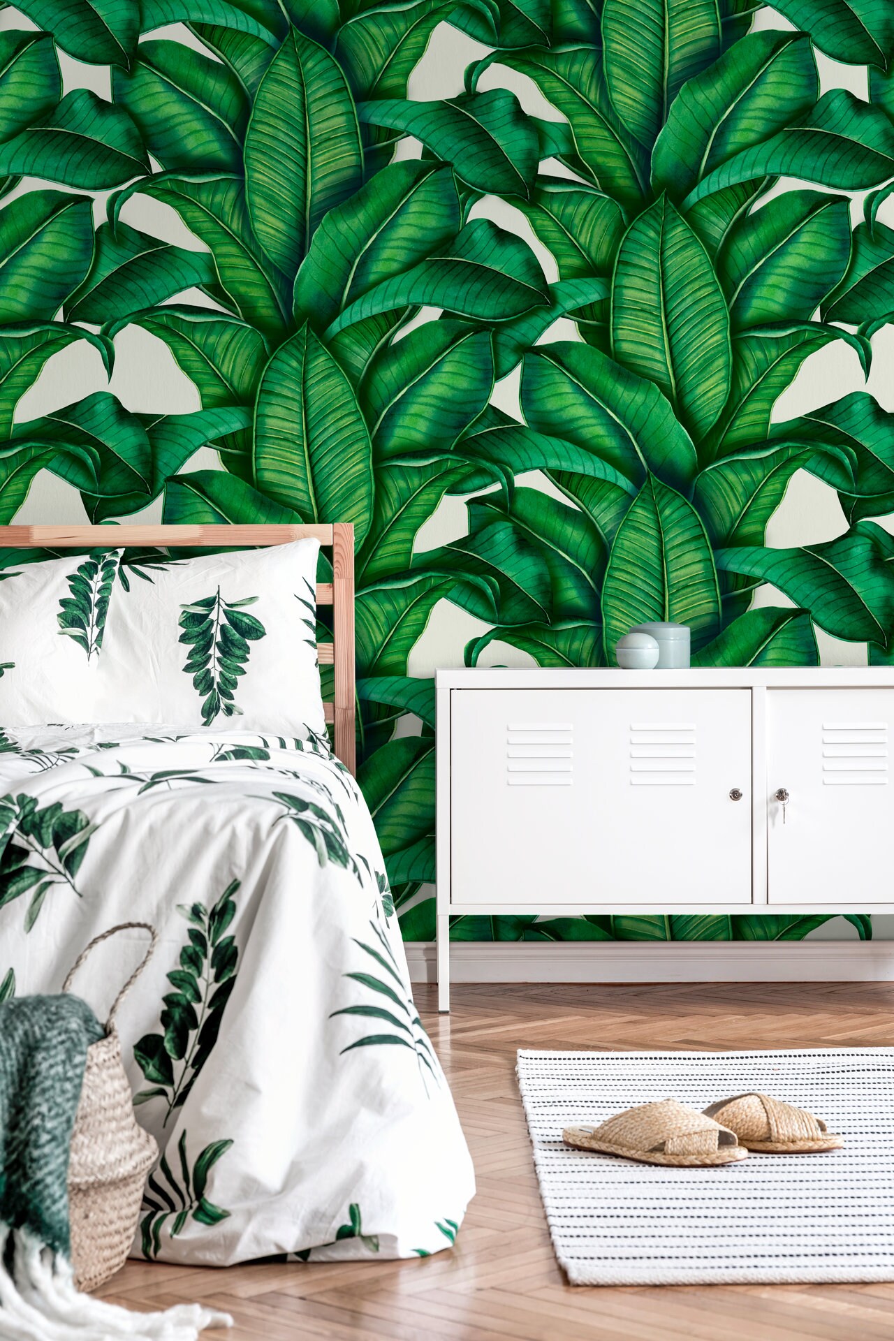 Leaves Peel  Stick Wallpaper Green  Opalhouse  Target