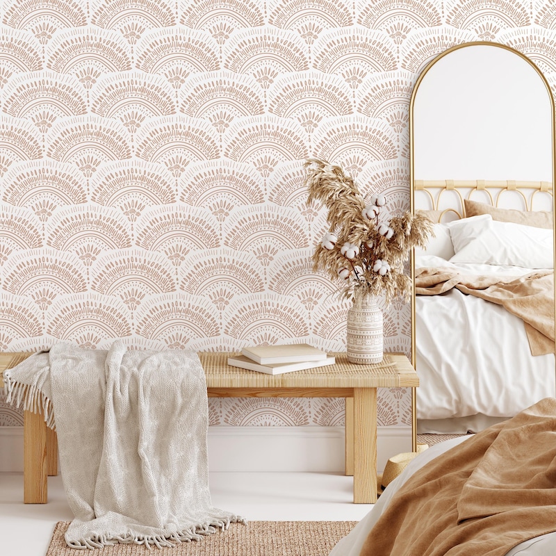 Natural Boho Wallpaper - Etsy