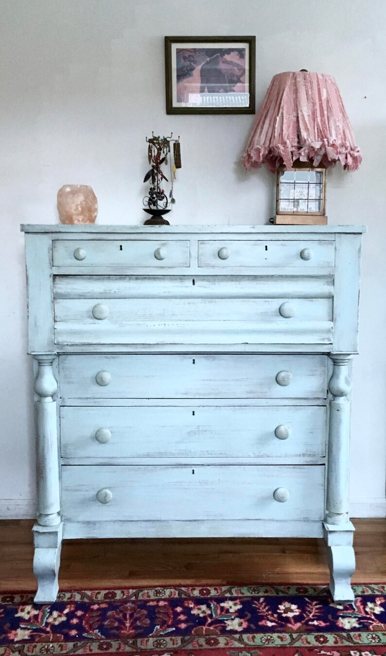 SOLD Shabby Chic Dresser Antique Dresser Rustic Chest of Etsy