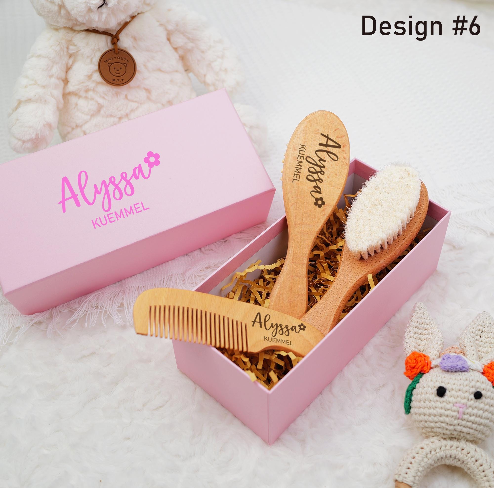 Baby Brush And Comb Set Newborn Sardfxul Newborns Toddlers Hair