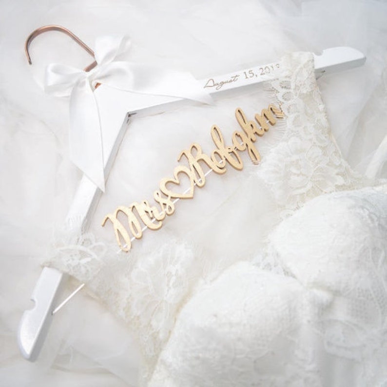 Wedding dress hanger
