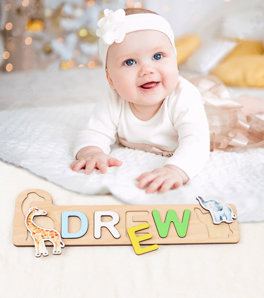 Personalized Gift, Name Puzzle, Wooden Signs , Baby Gift, Nursery Decor