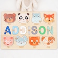 Personalized Wooden Name Puzzle: Custom Toddler Toy, Baby Keepsake Gift, Unique Kids Birthday Present product logo