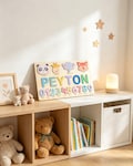 Baby Girl Gifts Unique, Personalized Name Puzzle for Kids, First Birthday Gift, Wooden Toddler Puzzle, 1 Year Old Gift, 2 Year Old Girl Gift product logo
