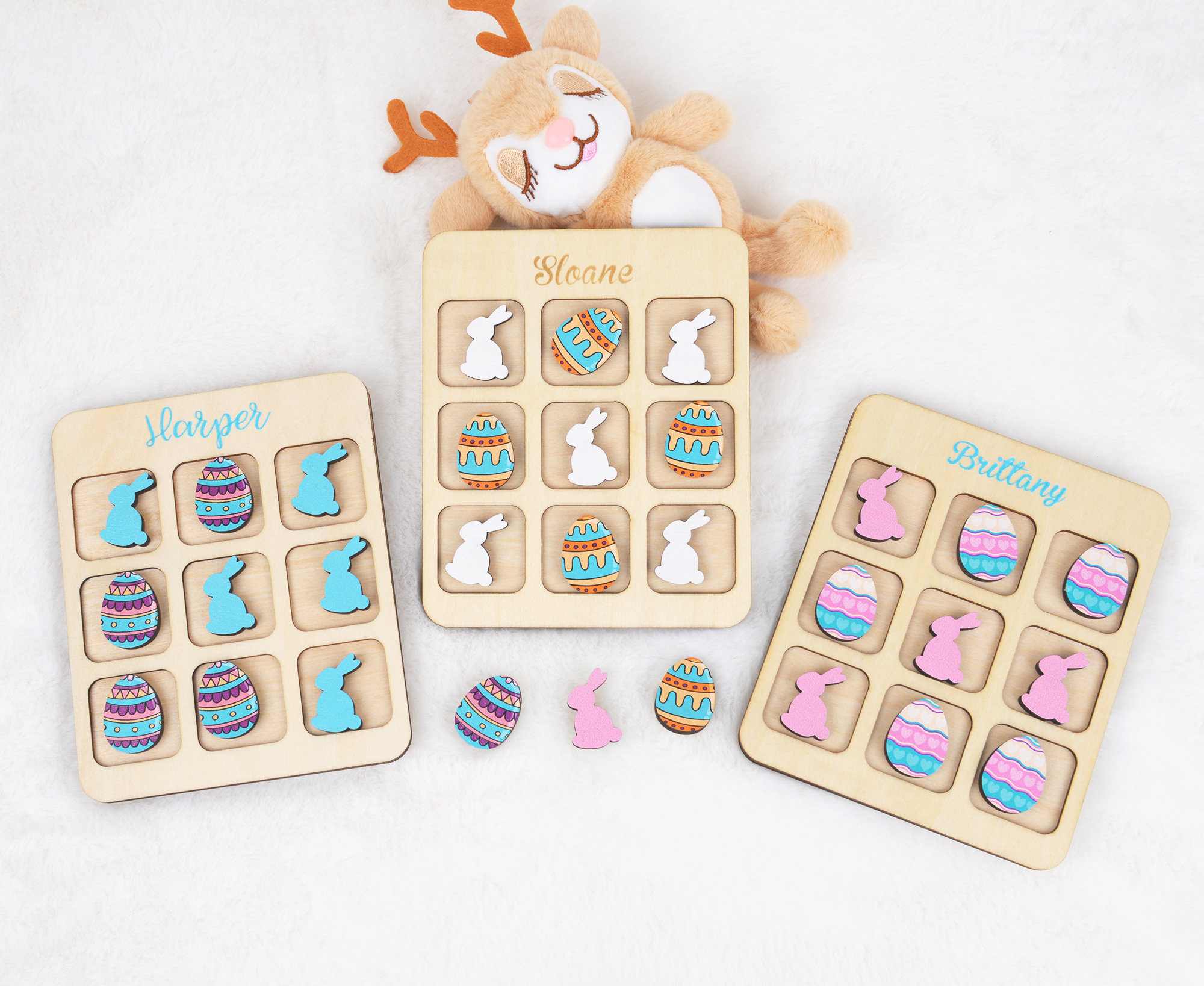 Tic Tac Toe Valentine, Custom Travel Game Children, Valentine&#39;s Day Gift for Kids, Valentines for Class, Wooden Kids Game, Personalized Gift