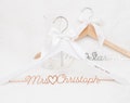 Bridal Shower Gift, Wedding Gift for Bride, Personalized Wedding Hanger Engraved with Date, Mrs Hanger for Bride, Bridal Hanger Laser Cut product logo