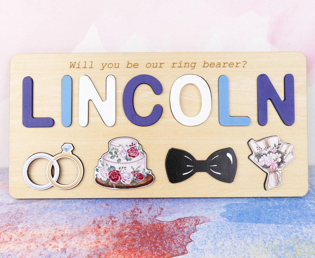 Personalized Ring Bearer Proposal Gift, Will You Be Our Ring Bearer