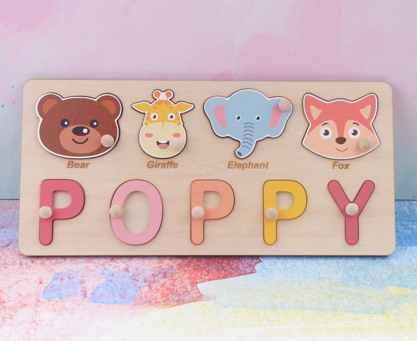 Custom Baby Puzzle Name Name Puzzle Personalized Baby Gift Etsy