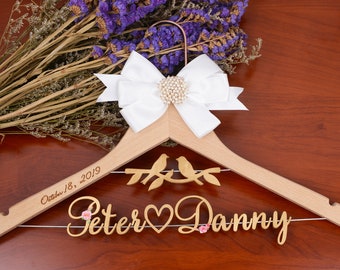 Bridal Shower Gift | Wedding Hanger | Mrs Hanger | Bride Hanger | Gift for Her | Gift for Bride | Bachelorette | Shower Gift | Wedding Dress