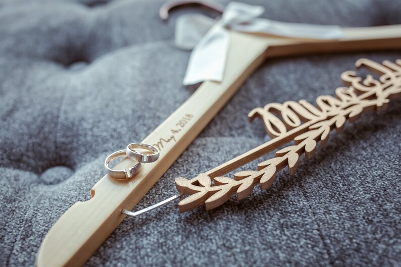 Bridal Shower Gift Bridal Hanger Personalized Wedding Hanger Etsy