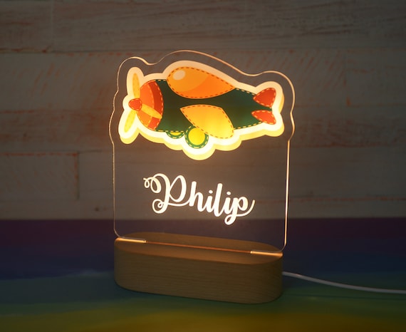 SBUGATTA, Lampada Personalizzata Con Nome, Luce Led 3d Notturna Per  Camera Da Letto, Scrivania, Cameretta Bambini, Idee Regalo Per  Anniversario, Compleanno