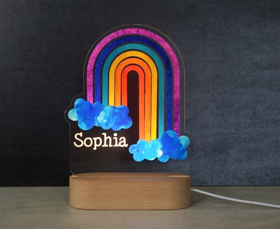 Rainbow bedside cheap lamp