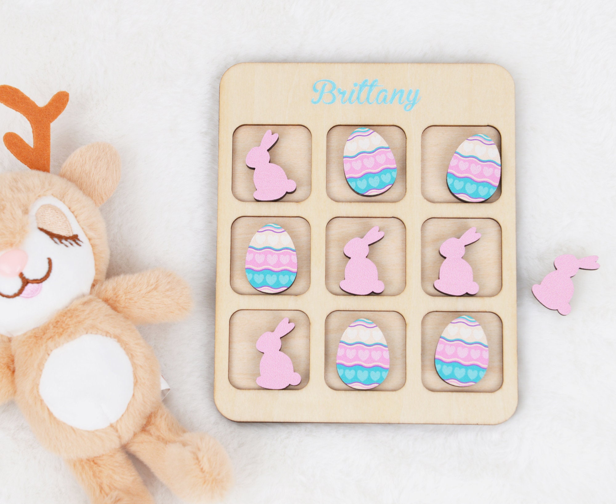 Tic Tac Toe Valentine, Custom Travel Game Children, Valentine&#39;s Day Gift for Kids, Valentines for Class, Wooden Kids Game, Personalized Gift