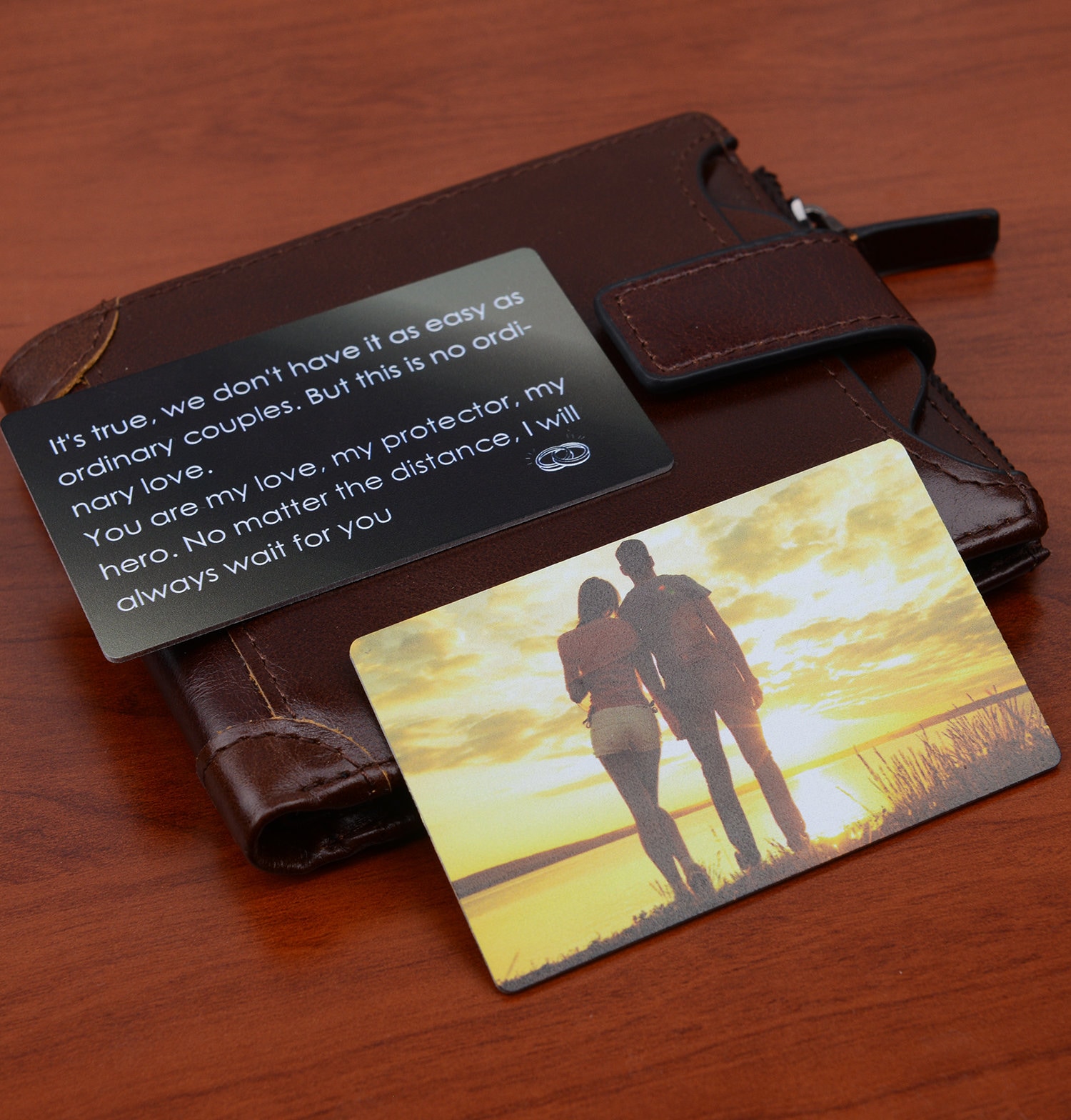 Personalized Wallet Card Husband Gift Photo Wallet Insert Etsy