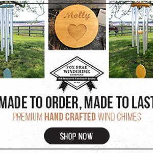 Gift For Her, Gift For Him, Wind Chime, Personalized Gifts, Home Decor, Handmade Gift