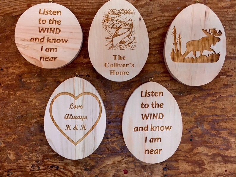 Large Wind Chime, Handmade Wind Chime, Custom Personalized, Engraved