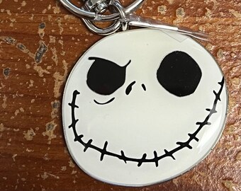 Llavero de dos caras con láser de Jack Skellington con licencia oficial