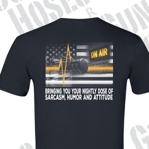 On-Air Personality Dispatcher T-Shirt 911 Communications, Gold Line, Funny Dispatch, Dispatcher Week, Telecommunications Week image 1