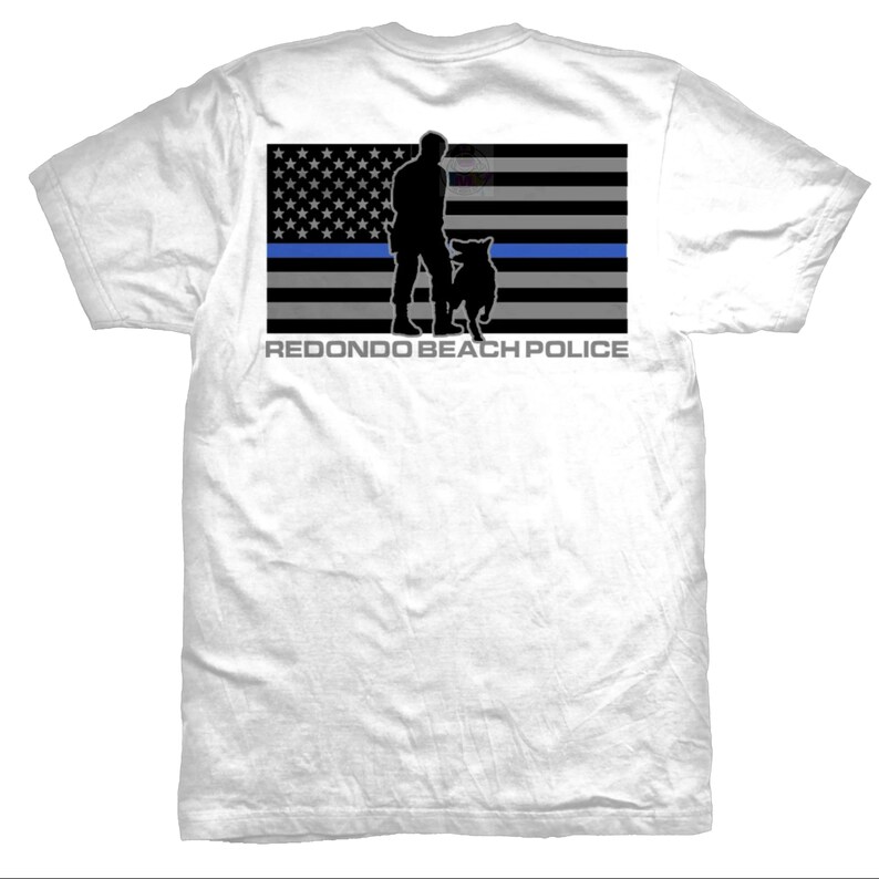 Redondo Beach Police K-9 TBL Flag (Men) image 5