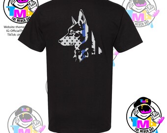 Belgian Malinois K9 Head T-Shirt