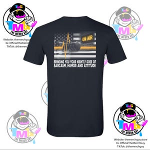 On-Air Personality Dispatcher T-Shirt - 911 Communications, Thin Gold Line, Funny Dispatch, Police Dispatch, Dispatch Week