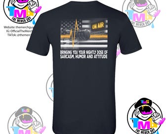 On-Air Personality Dispatcher T-Shirt - 911 Communications, Thin Gold Line, Funny Dispatch, Police Dispatch, Dispatch Week
