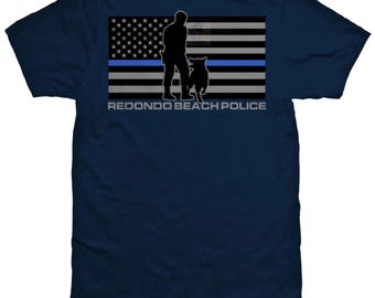 Redondo Beach Police K-9 TBL Flag (Men)