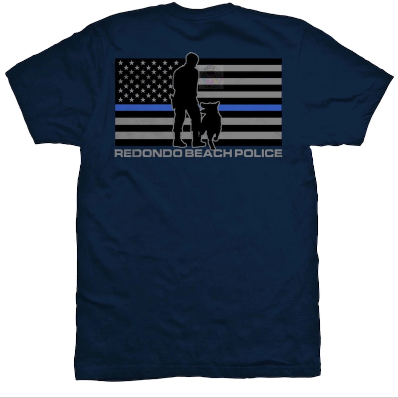 Redondo Beach Police K-9 TBL Flag (Men) image 1
