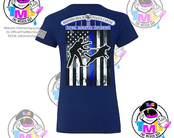 Redondo Beach Police K-9 Pier Logo (Women's Crew)