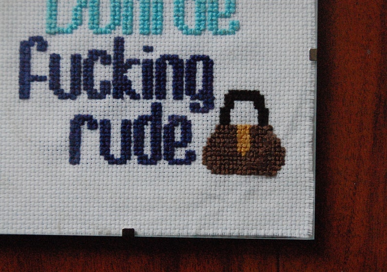 Kardashian Quote Cross Stitch image 4