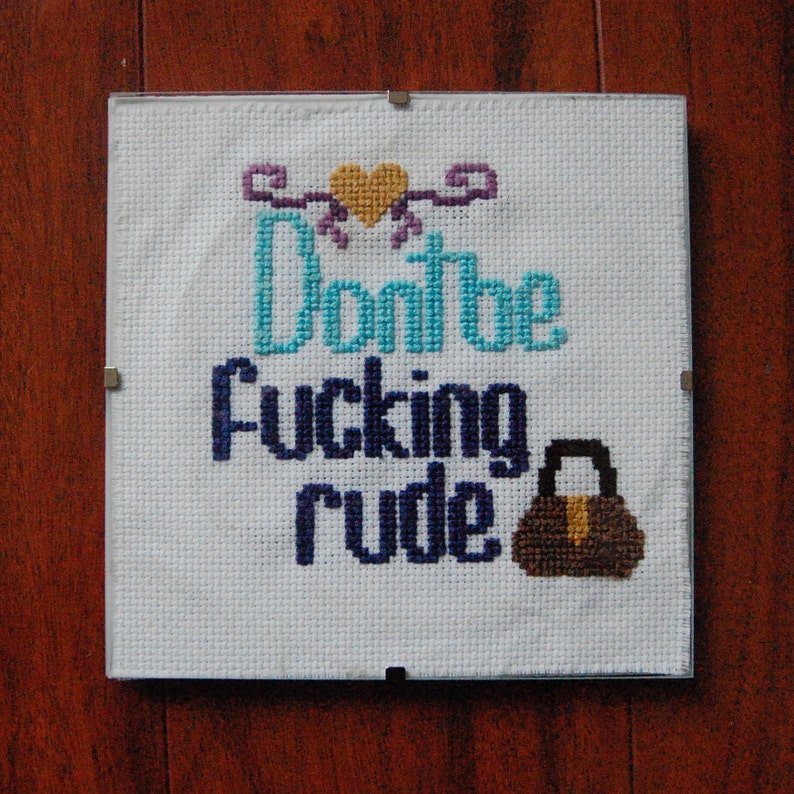 Kardashian Quote Cross Stitch image 1