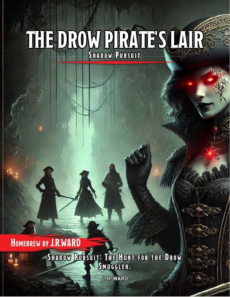 Drow Pirate's Lair Dnd Module: Pregenerated Pcs, One Shot Adventure - Etsy