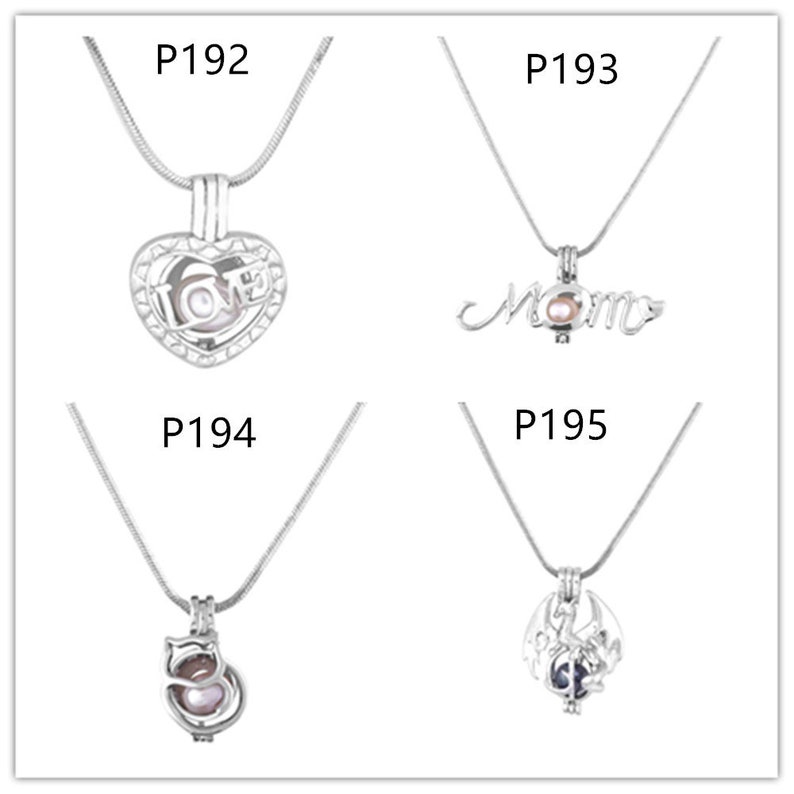 New 1PCS Pea Shape Cage Pendant,Locket Charms,Pearl Cage Pendant,Locket Cage pendants For Akoya Pearl Oysters With Pearls,Bulk Wholesale-187