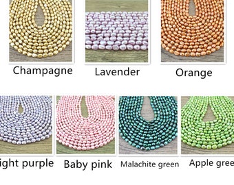 6-7mm Multi-colour Loose Pearls,Natural Freshwater Cultured Pearls,Irregular Nugget Pearls,High Quality Pearls Supplies,Jewelry Making,DIY