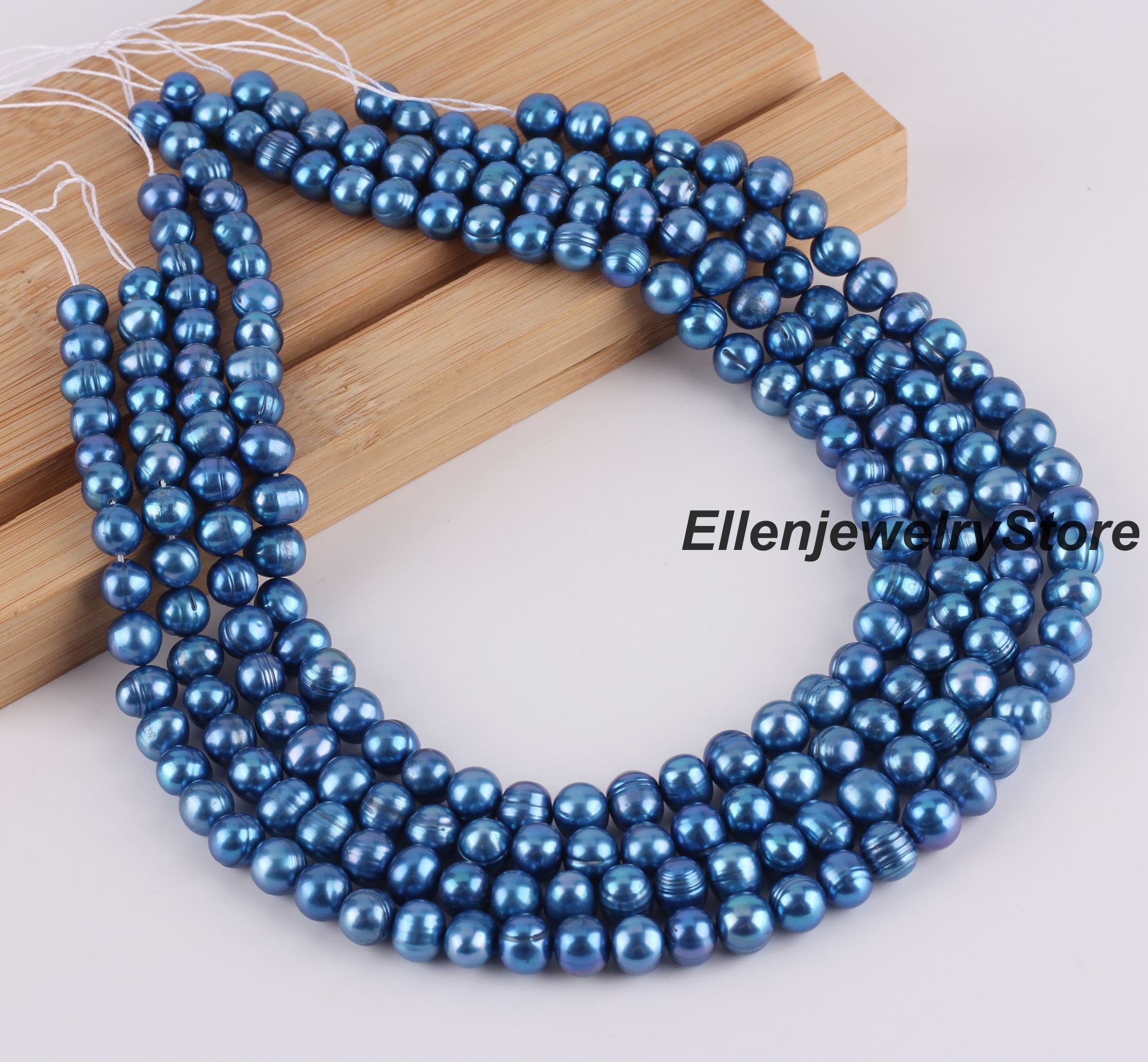 Collier Vintage Perles De Troc Africaines - Années 70, Perles En Pâte De Verre, Longueur 68 Cm